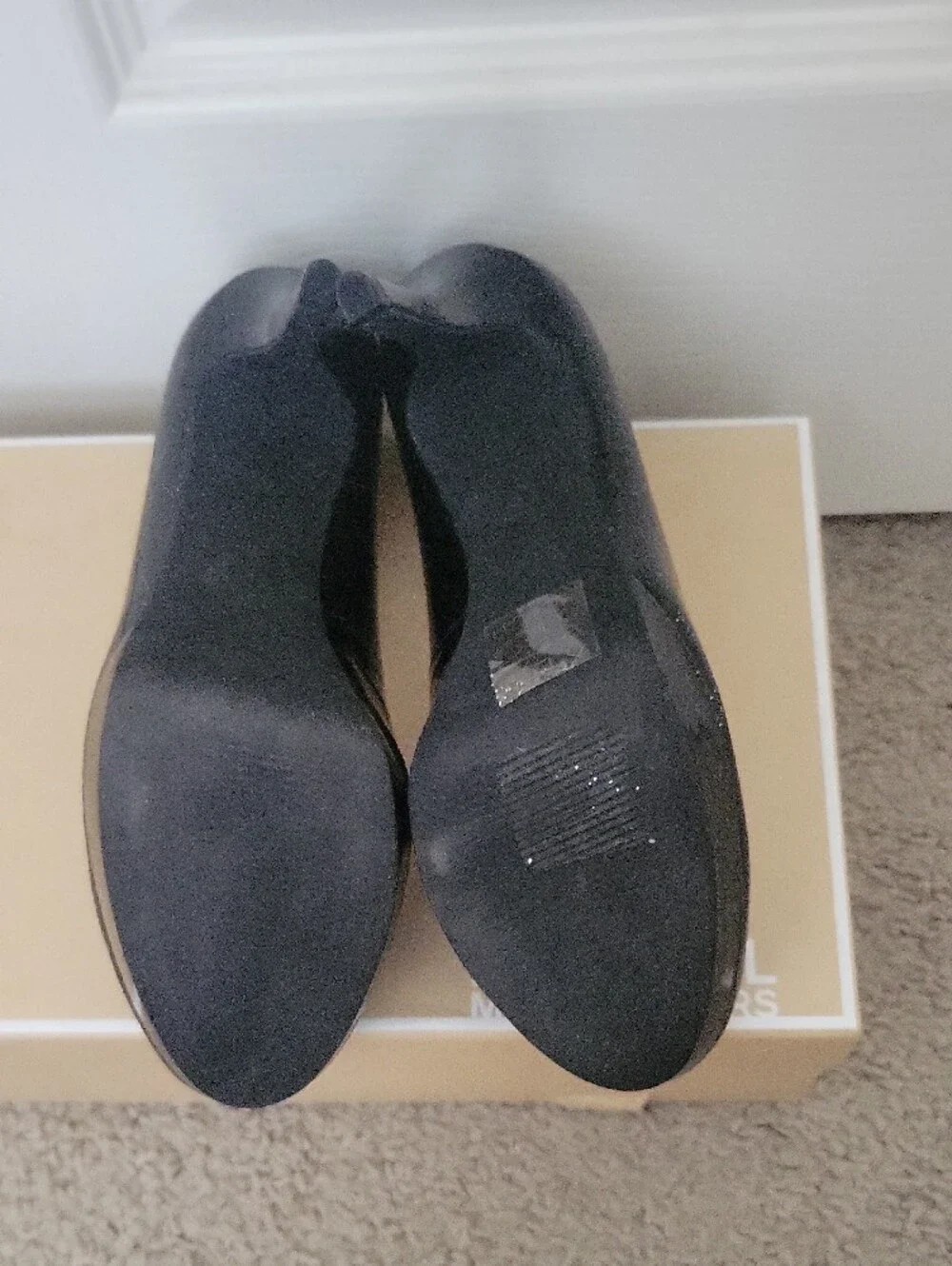 Michael Kors Black Patent Platform Pumps